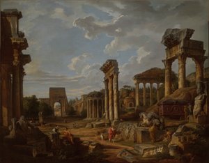 Ein Capriccio des römischen Forums