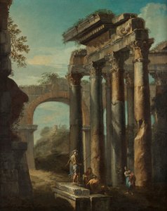 Römische Ruinenlandschaft