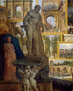 Galerie der Sehenswürdigkeiten des antiken Rom, im Auftrag des Mäzens Abt de Canillac