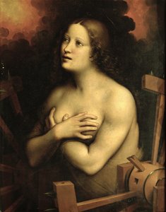 St. Katharina von Alexandria von Giovanni Pietro Rizzoli (school of) Giampietrino