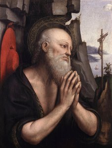 Der reuige St. Hieronymus von Giovanni Pietro Rizzoli Giampietrino