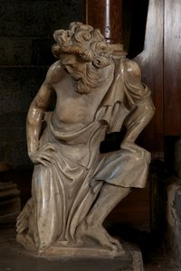 Die Kanzel in der Kirche Sant