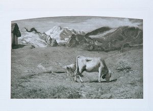 Frühlingsweide von Giovanni Segantini