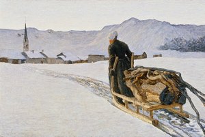 Rückkehr aus dem Wald von Giovanni Segantini