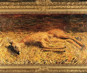 Totes Reh von Giovanni Segantini