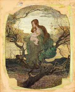 Der Engel des Lebens von Giovanni Segantini