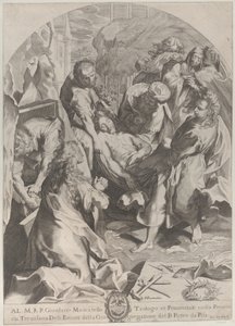 Die Grablegung, ca. 1622 von Giovanni Temini
