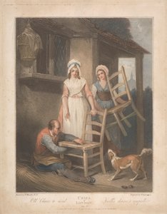 Alte Stühle zu reparieren von Giovanni Vendramini
