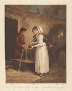 Messer, Scheren und Rasiermesser zum Schleifen von Giovanni Vendramini after Francis Wheatley