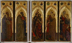 Heilige, Jungfrauen und Märtyrer, ca. 1350-60 von Giovanni da Milano