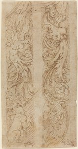 Groteske Dekorationen für Wandpaneele von Giovanni da Udine
