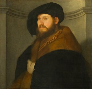 Porträt eines Herrn mit Goldkette