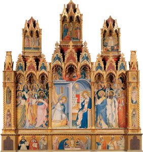 Annunciazione Polyptychon der Verkündigung von Giovanni del Biondo