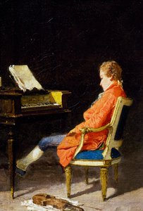 Porträt von Wolfgang Amadeus Mozart (1756-1791)