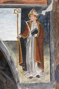 Heiliger Martin von Tours, römischer Bischof und Soldat von Giovanni di Cherasco Botoneri