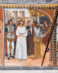 Geschichten der Passion Christi: Pilatus verurteilt Jesus und wäscht seine Hände von Giovanni di Cherasco Botoneri