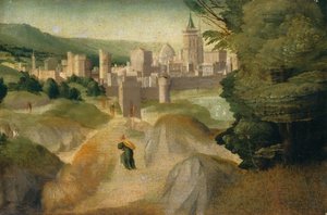 Szenen aus einer Legende, wahrscheinlich ca. 1515-1520 von Giovanni di Lorenzo Larciani