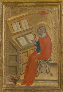 Der heilige Hieronymus in seinem Studierzimmer, ca. 1430 von Giovanni di Paolo