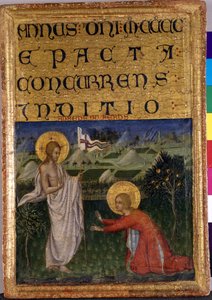 Noli me tangere, ca. 1450 von Giovanni di Paolo di Grazia