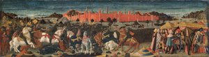 Die Geschichte von Coriolanus, von der Vorderseite eines Cassone