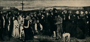 Beerdigung in Ornans, ca. 1850, 1935