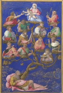 Der Baum Jesse. Um 1535 von Girolamo Genga
