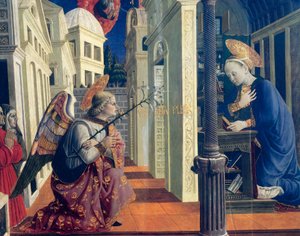 Verkündigung (Detail), ca. 1460 von Girolamo Giovanni