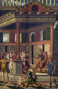 Das Massaker der Unschuldigen mit Herodes (ca. 1510-1520) von Girolamo Mocetto