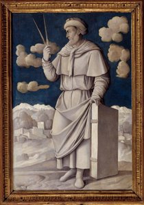 Ganzkörperporträt von Euklid (325-265 v. Chr.), griechischer Mathematiker von Girolamo Mocetto