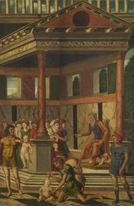 Das Massaker der Unschuldigen mit Herodes, ca. 1510-1520 von Girolamo Mocetto
