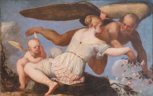 Allegorie der fliehenden Zeit, ca. 1755-1759 von Girolamo Pellegrini