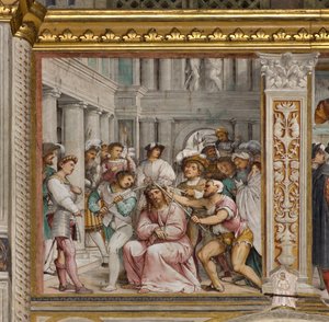 Zentrales Kirchenschiff, Vierter Südspan, Dornenkrönung von Girolamo Romanino