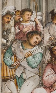 Zentrales Kirchenschiff, Vierter südlicher Bogen, Krönung mit Dornen, Girolamo Romanino
