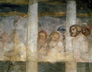 Detail aus Fresko in der Kirche Sant