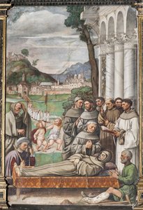 Der Tod des Heiligen Antonius, Schule des Heiligen