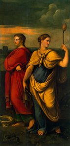 St. Lucia und St. Agatha von Girolamo da Carpi