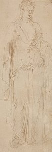 Stehende Figur von Girolamo da Carpi