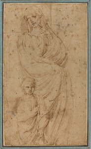 Zwei Figuren von Girolamo da Carpi
