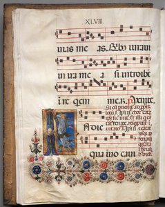 Antiphonar: Initiale, Engel, ca. 1470-1480