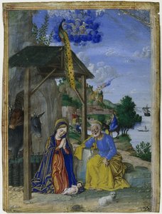 Einzelne Miniatur: Die Geburt Christi, um 1515