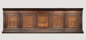 Obere Verkleidung eines Sakristeischranks, um 1460-1475 von Giuliano da Maiano