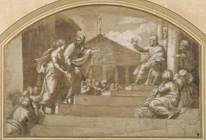 Martha bringt Maria Magdalena zu Christus