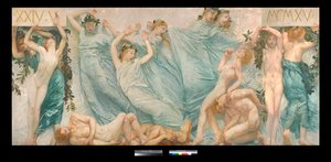 Diptychon: Risveglio von Giulio Aristide Sartorio