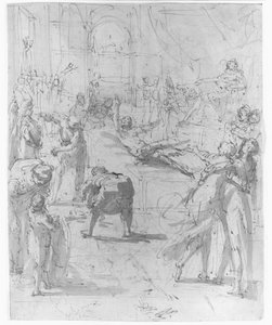 Martyrium des hl. Laurentius von Giulio Benso