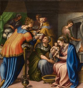 Kapelle Unserer Lieben Frau vom Volk, Erstes nördliches Joch, Geburt des Täufers 1569