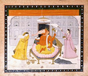 Die Verehrung von Ganesh, ca. 1790