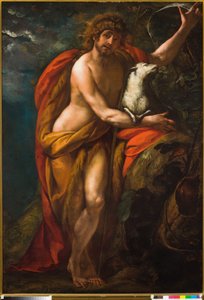Johannes der Täufer in der Wüste von Giulio Cesare Procaccini