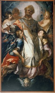 St. Karl Borromäus in Herrlichkeit von Giulio Cesare Procaccini