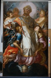 St. Karl in Herrlichkeit von Giulio Cesare Procaccini