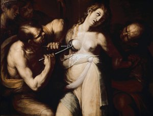 Das Martyrium der hl. Agatha von Sizilien